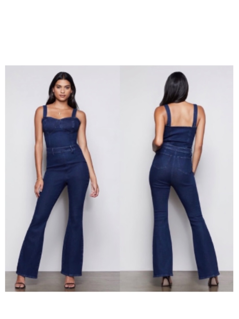 Good American 70s Flare Jumpsuit NWT size 1 (XS)